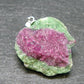 Ruby In Zoisite Silver Pendant from India - 1.3" - 6.87 Grams