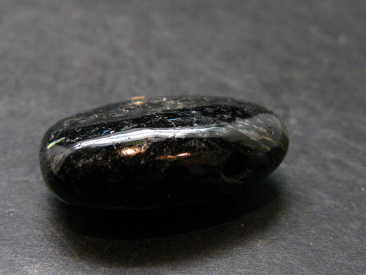 Nuumite Nuummite Metal Free Pendant From Greenland - 1.1" - 12.76 Grams