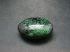 Ruby In Zoisite Tumbled Stone From Tanzania - 2.1"