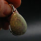 Raw Violet Kämmererite Kammererite Chrome Clinochlore Silver Plated Pendant from Turkey - 1.4" - 7.02 Grams