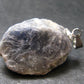 Gem Blue Sapphire Corundum Crystal Silver Pendant From Sri Lanka - 38.75 Carats