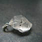 Fine Natural Herkimer Diamond Silver Pendant From New York - 0.9" - 2.86 Grams