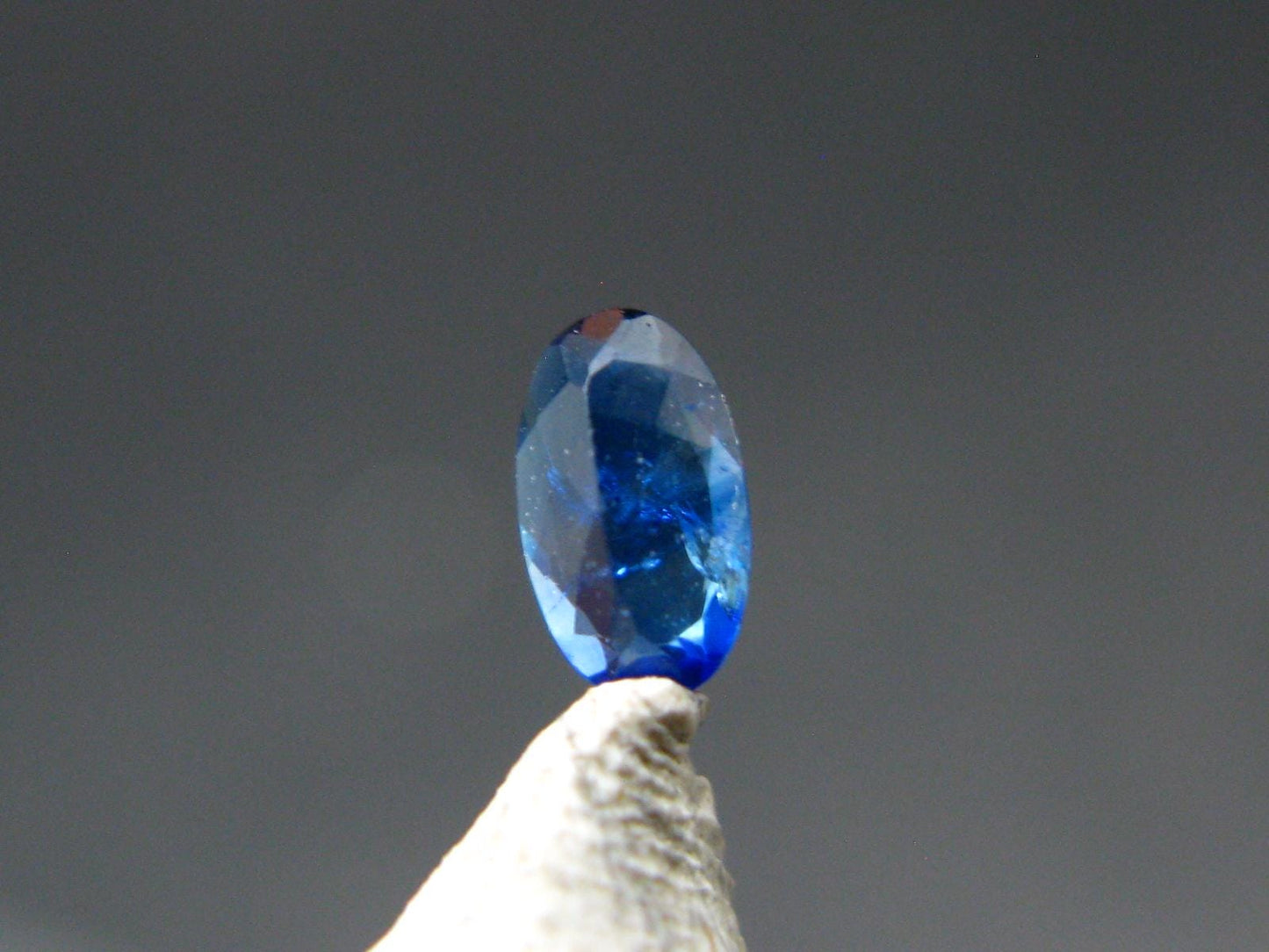 Rare Lazulite Cut Stone from Canada - 0.15 Carats - 5x3mm