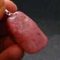 Rhodochrosite Sterling Silver Pendant From Alma Colorado - 1.5" - 12.0 Grams