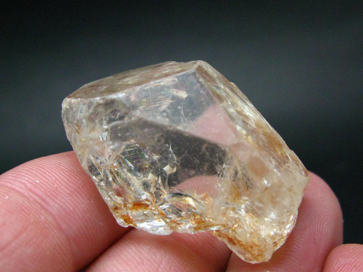 Fantastic Gemmy Raw Clear Goshenite Beryl Crystal From Brazil - 1.5" - 26.07 Grams
