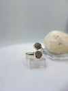 Natural Phenakite (Phenacite) Crystal Ring in Sterling Silver - Size 7