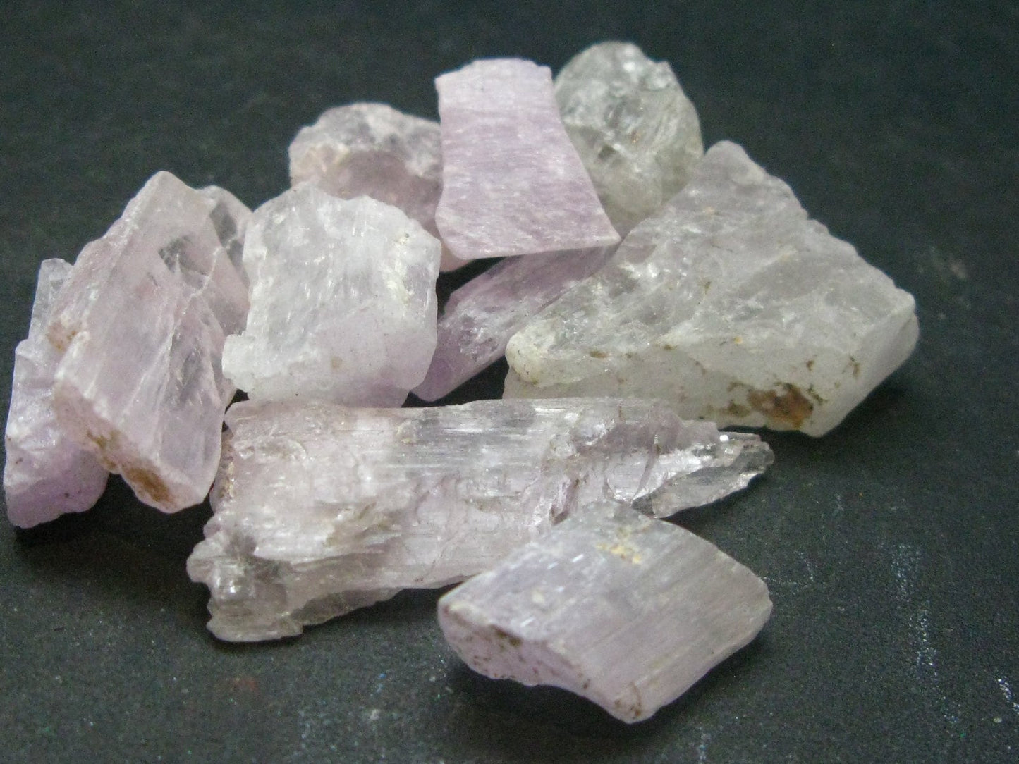Lot of 10 Gem Kunzite Crystal From Afghanistan - 19.56 Grams