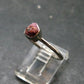 Bixbite Red Emerald Beryl Silver Ring From Utah USA - Size 7 - 1.81 Grams