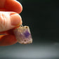 Rare Brandenberg Brandberg Amethyst Quartz Silver Pendant From Namibia - 1.1" - 7.72 Grams