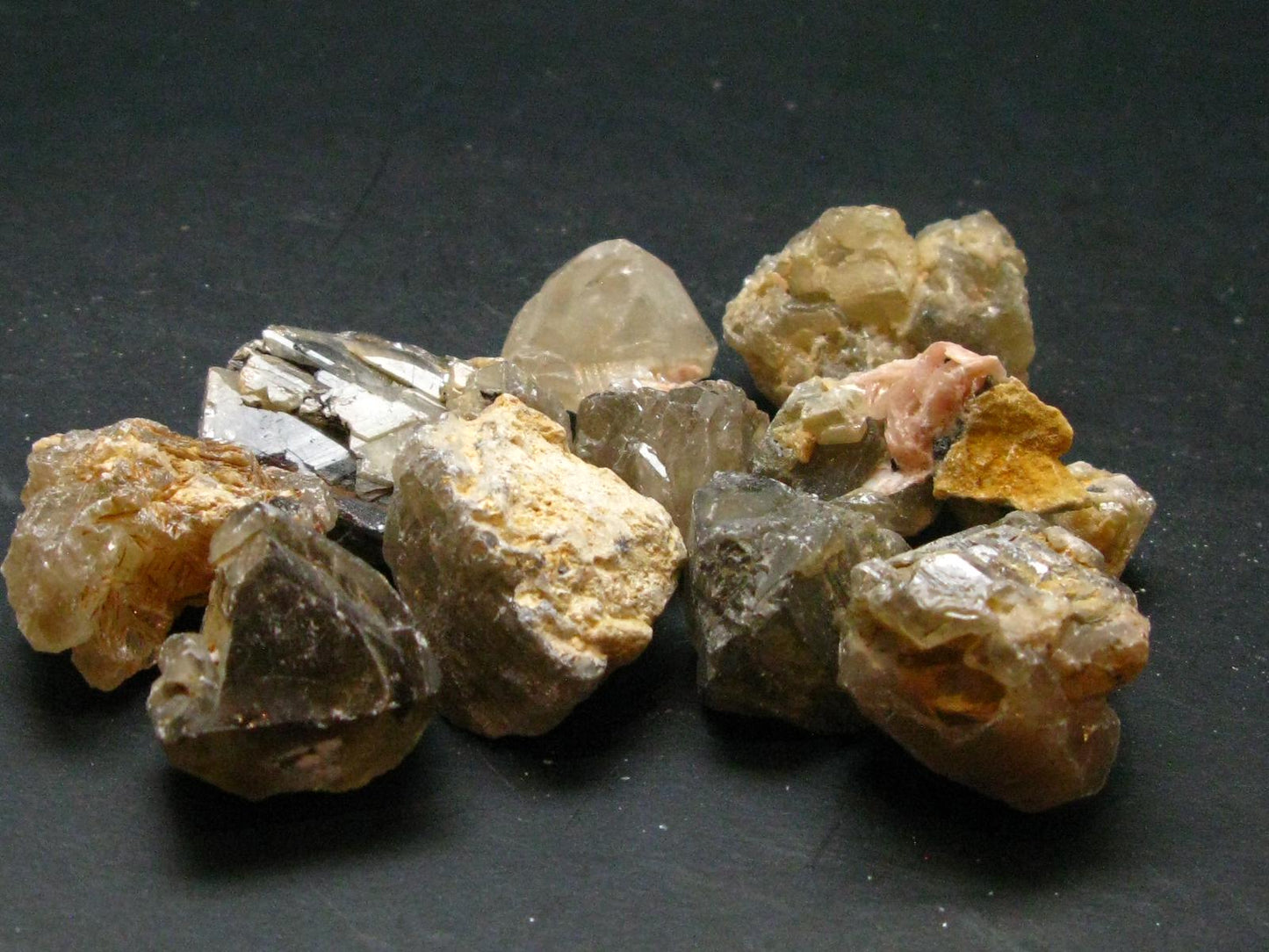 Lot of 10 Cerussite Cerusite Crystals From Morocco - 213.75 Grams
