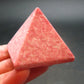 Rare Red Thulite Pyramid From Norway - 1.9" - 129.97 Grams