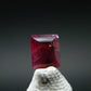 Beautiful Rare Gem Bixbite Red Beryl Emerald Cut Stone From Utah USA - 0.33 Carats - 5x4mm