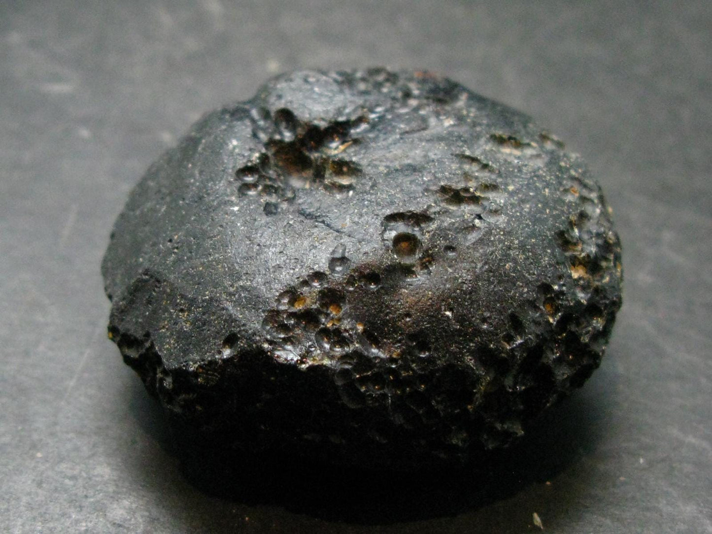 Rare Large Black Tibetan Tektite Raw Piece from Tibet - 1.9" - 67.14 Grams