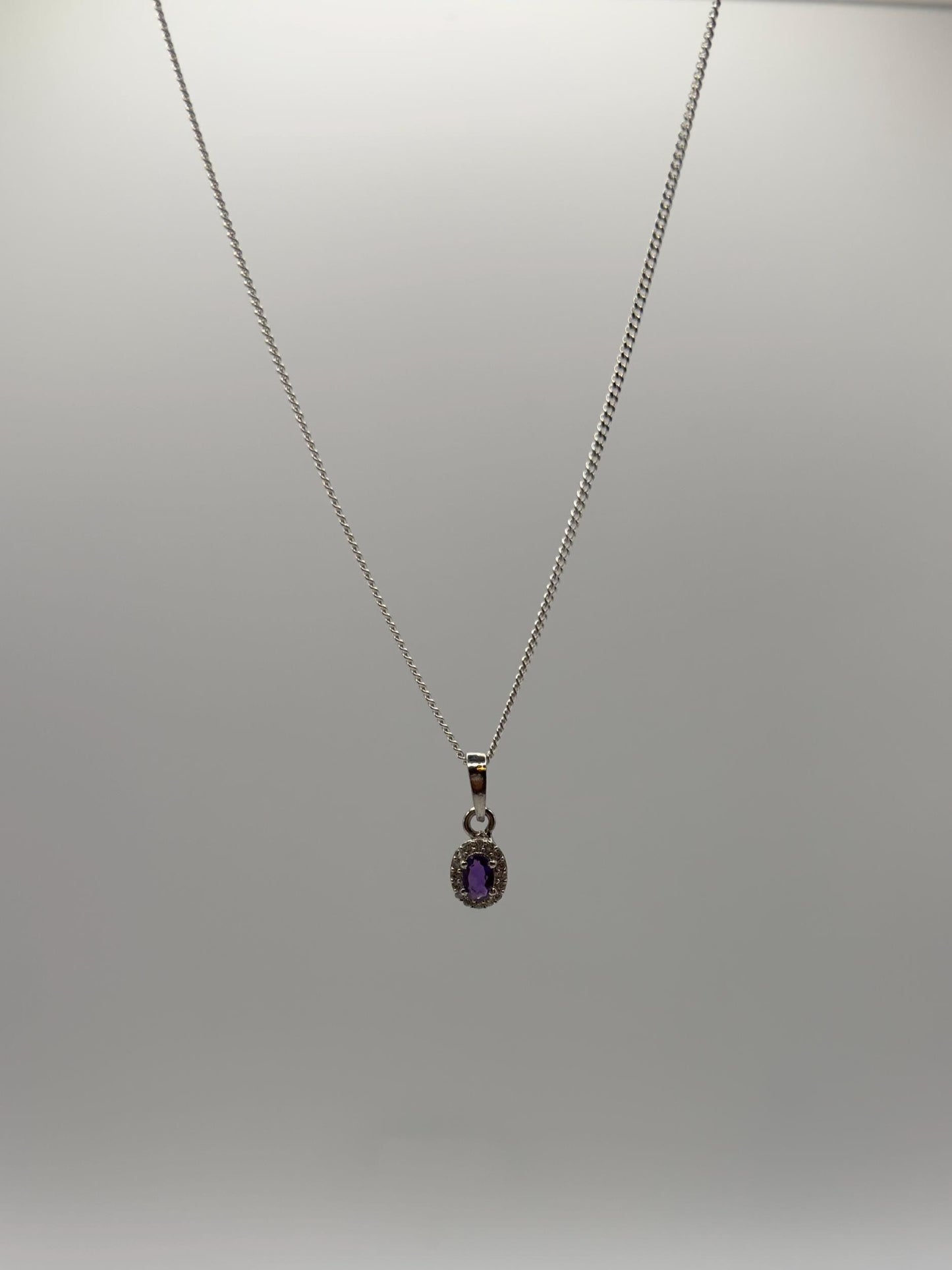 Mini Violet Glow – Delicate Amethyst Pendant - 1.07 Grams