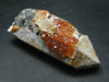 Spessartine Spessartite Garnet On Smoky Quartz Crystal From China - 4.1" - 204 Grams