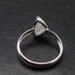 Natrolite Silver Ring From Russia - 2.07 Grams - Size 8