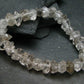 Tibetan Black Quartz Genuine Bracelet ~ 7 Inches ~ 12mm Crystal Beads