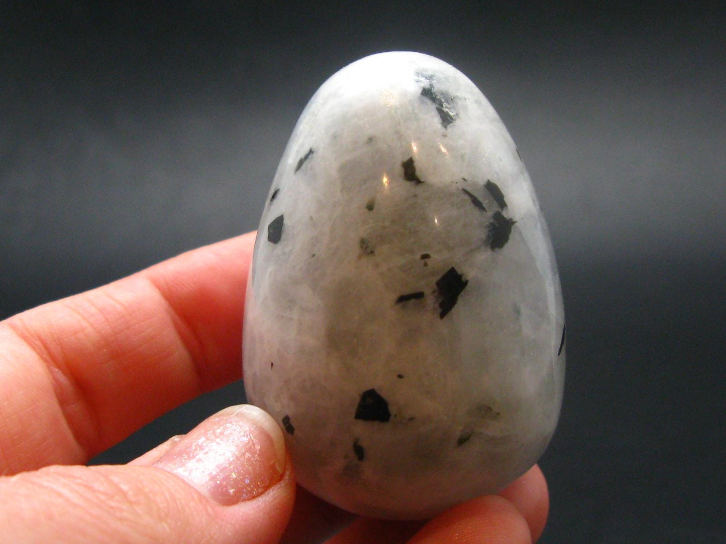 Moonstone Egg from India - 1.9"