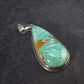Rare Variscite Sterling Silver Pendant from Utah - 1.5" - 6.04 Grams