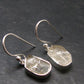 Phenakite Phenacite Crystal Silver Earrings from Russia - 2.51 Grams