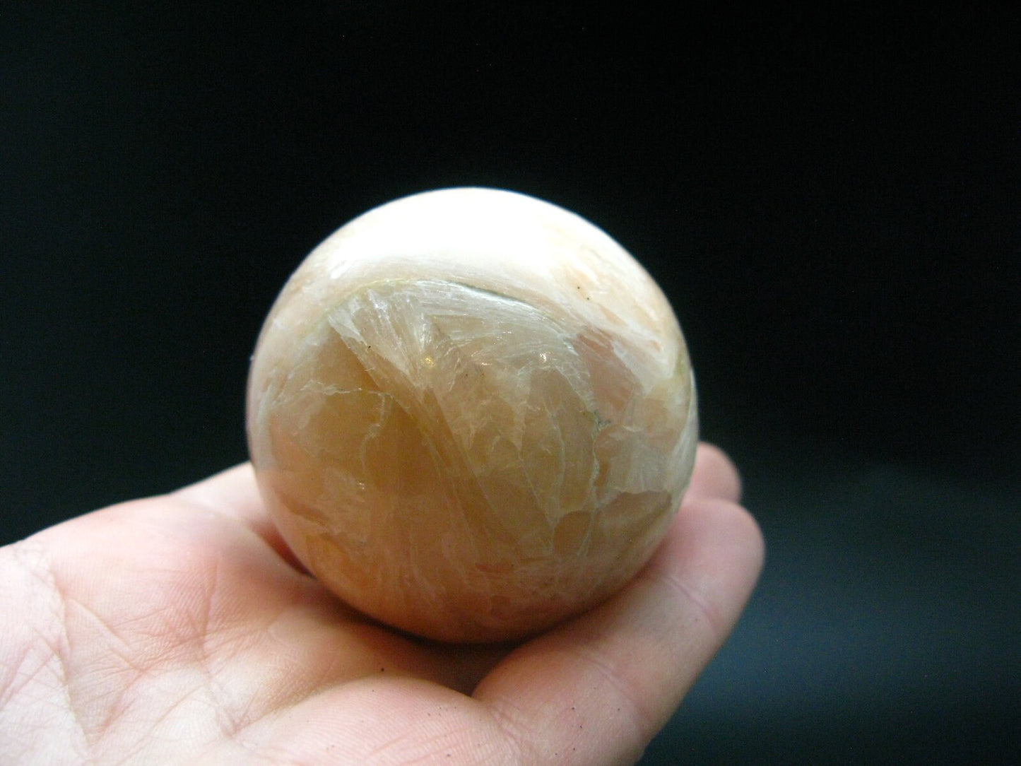 Unique Stilbite Sphere Ball From India - 1.9"
