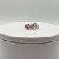 Raw Amethyst Ring – Silver Band – Unique Natural Crystal Jewelry – Handmade Statement Piece - Size 9