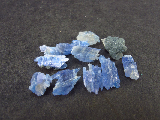 Lot of 10 Rare Gem Jeremejevite Crystals From Namibia - 11.60 Carats