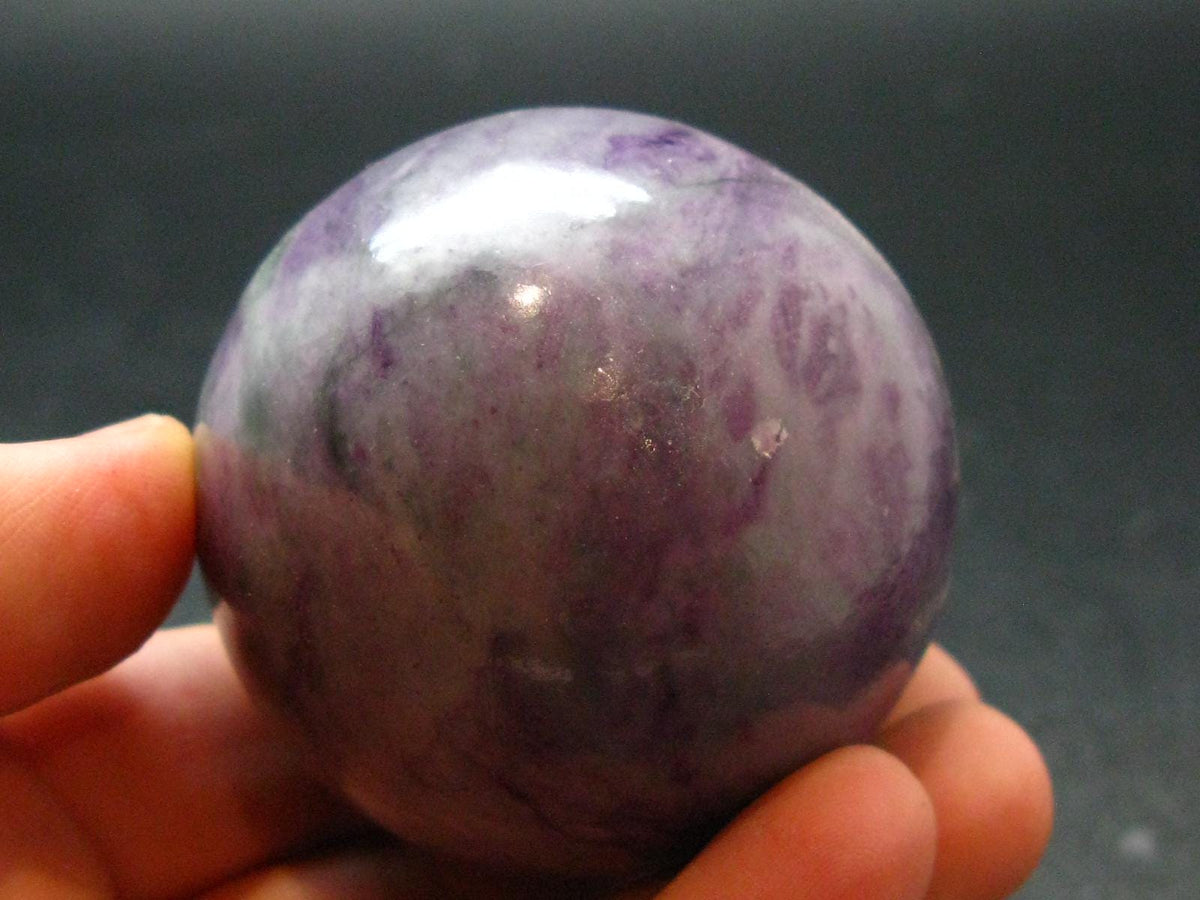 Very Rare Large Kammererite Chrome Clinochlore Sphere Ball From Turkey - 1.9" - 186.60 Grams