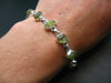 Chrysoberyl Silver Bracelet From Madagascar- 7" - 14.6 Grams