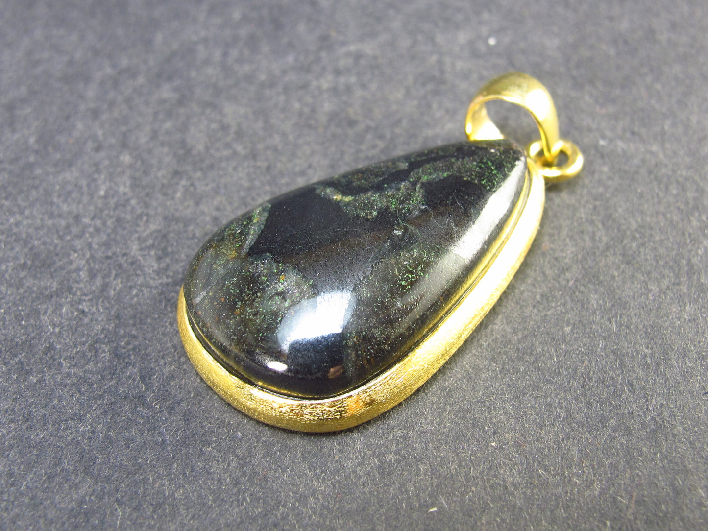 Rare ISUA Stone Silver Pendant From Greenland - 1.7" - 11.6 Grams