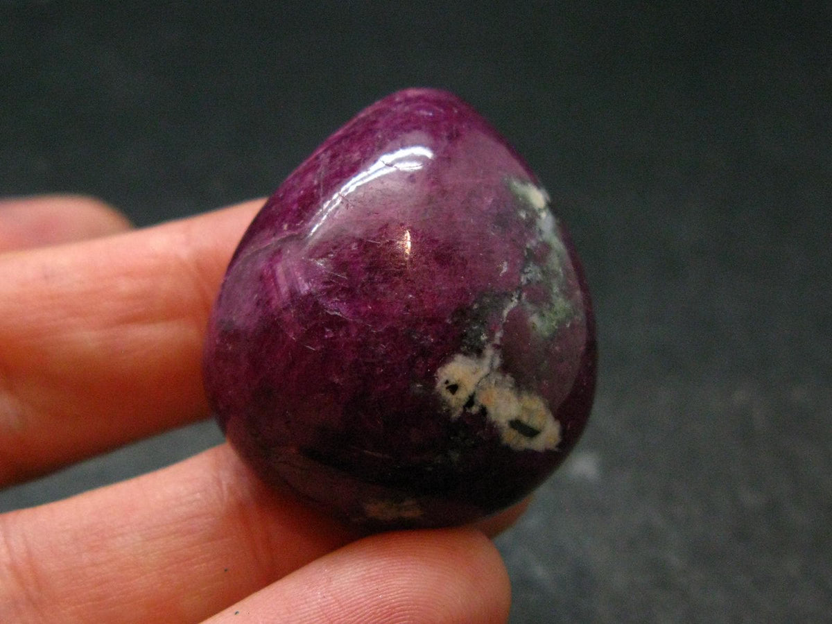 Ruby Cabochon From Tanzania - 1.3" - 21.24 Grams