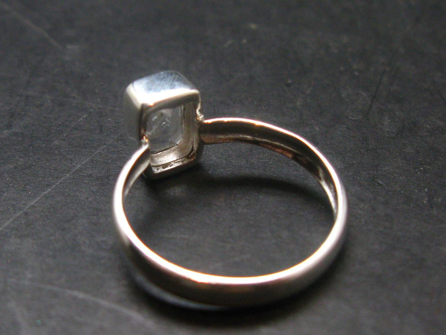 1.69 Carat Phenakite Phenacite Gem Sterling Silver Size 8 Ring from Russia - 2.12 Grams