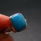 Genuine Turquoise Sterling Silver Ring - 2.67 Grams - Size 6.25