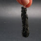 Tibetan Black Tektite Silver Pendant From Tibet - 2.2" - 9.47 Grams