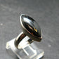 Real!! Very Rare Nuumite Nuummite Sterling Silver Ring from Greenland - 4.59 Grams - Size 6