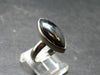 Real!! Very Rare Nuumite Nuummite Sterling Silver Ring from Greenland - 4.59 Grams - Size 6