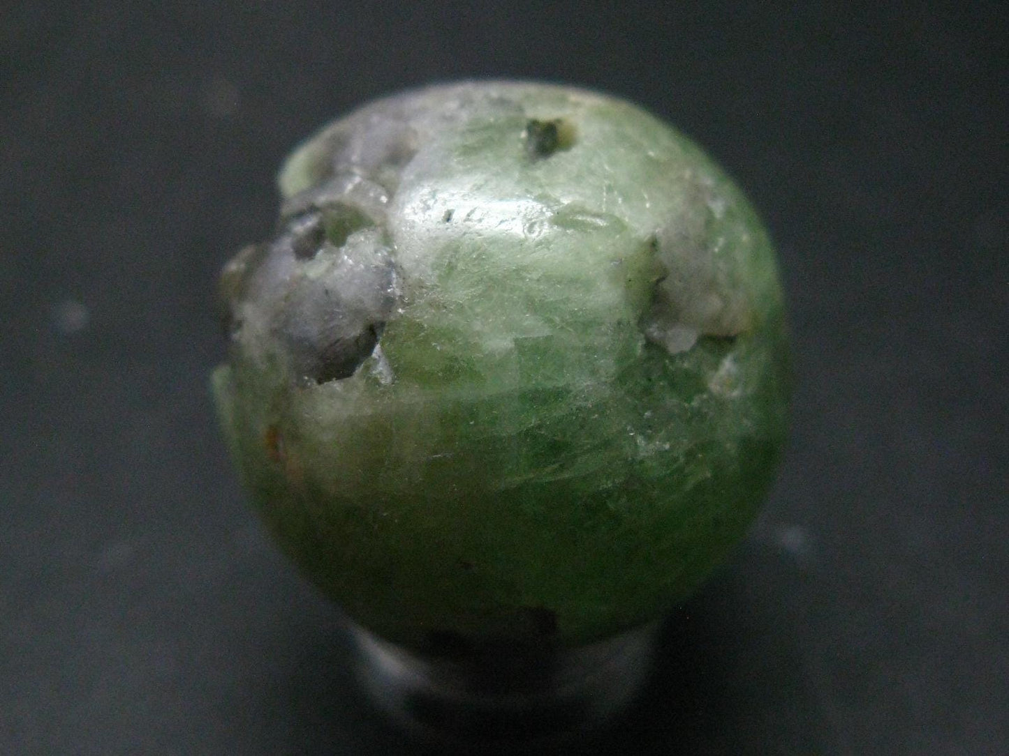 Rare Tsavorite & Tanzanite Sphere Ball From Tanzania - 27.7 Grams - 1.0"