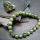 Rare Green Apatite Genuine Bracelet ~ 7 Inches ~ 8mm Round Beads