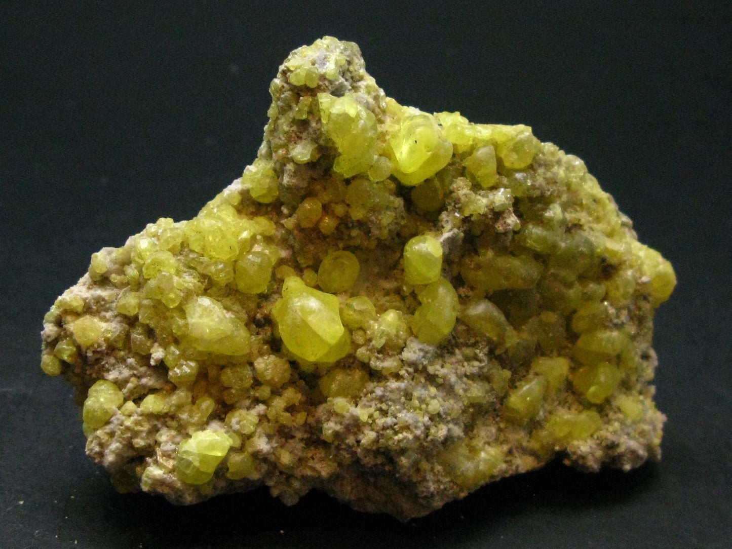 Sulfur Sulphur Cluster From Bolivia - 2.9"