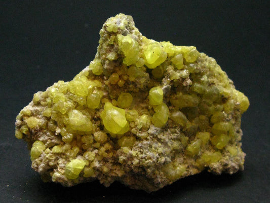 Sulfur Sulphur Cluster From Bolivia - 2.9"