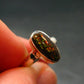 Ammolite Amolite Sterling Silver Ring From Canada - 3.05 Grams - Size 6