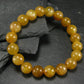 Rare Golden Apatite Genuine Bracelet From Mexico ~ 7 Inches ~ 10mm Round Beads