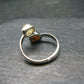 Herderite Crystal Silver Ring From Brazil - Adjustable Size - 2.43 Grams