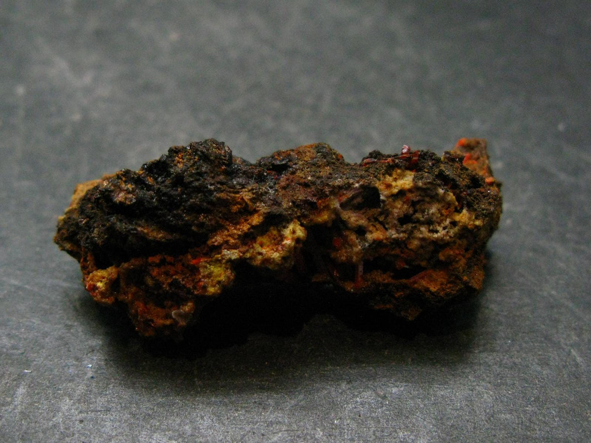 Rare Orange Crocoite Cluster From Australia - 1.7"- 7.48 Grams