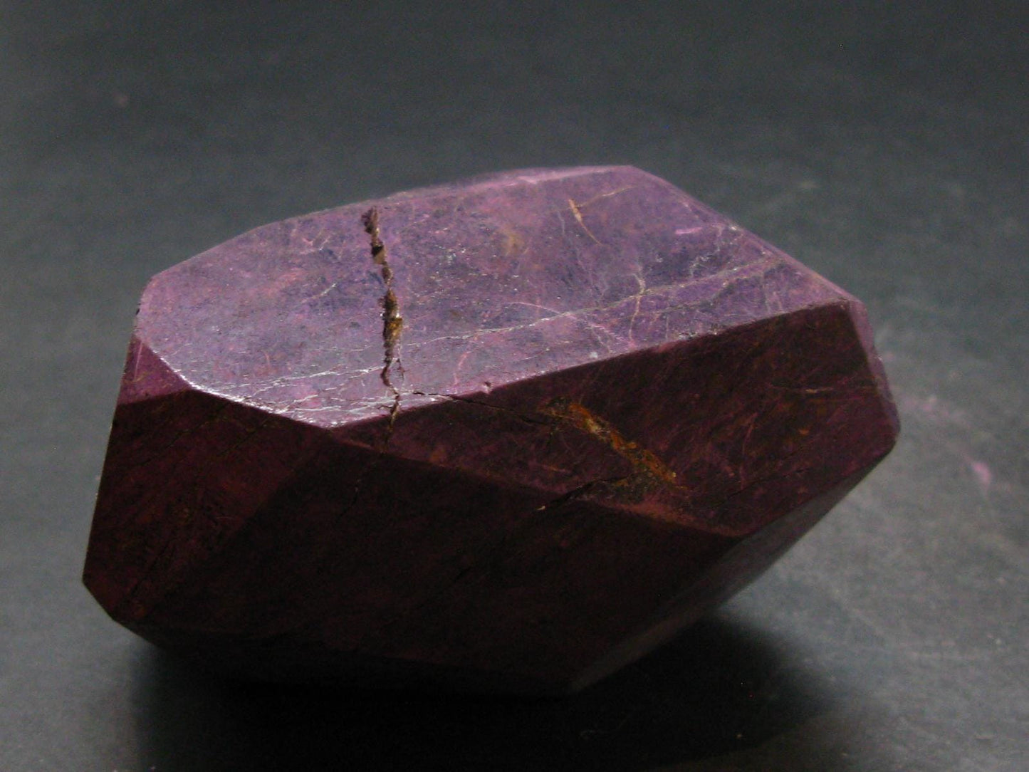 Raw Purpurite Polished Stone from Brazil - 2.6" - 431.41 Grams