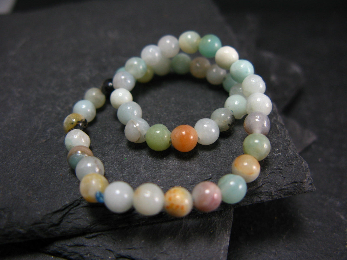 Azumar Genuine Bracelet ~ 7 Inches ~ 4mm Round Beads