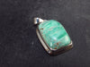 Rare Variscite Sterling Silver Pendant from Utah - 1.3" - 7.0 Grams