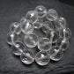 Clear Quartz Genuine Bracelet ~ 7 Inches ~ 10mm Facetted Beads