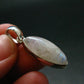 Natural Glow From Inside Moonstone 925 Silver Pendant - 1.3" - 3.57 Grams