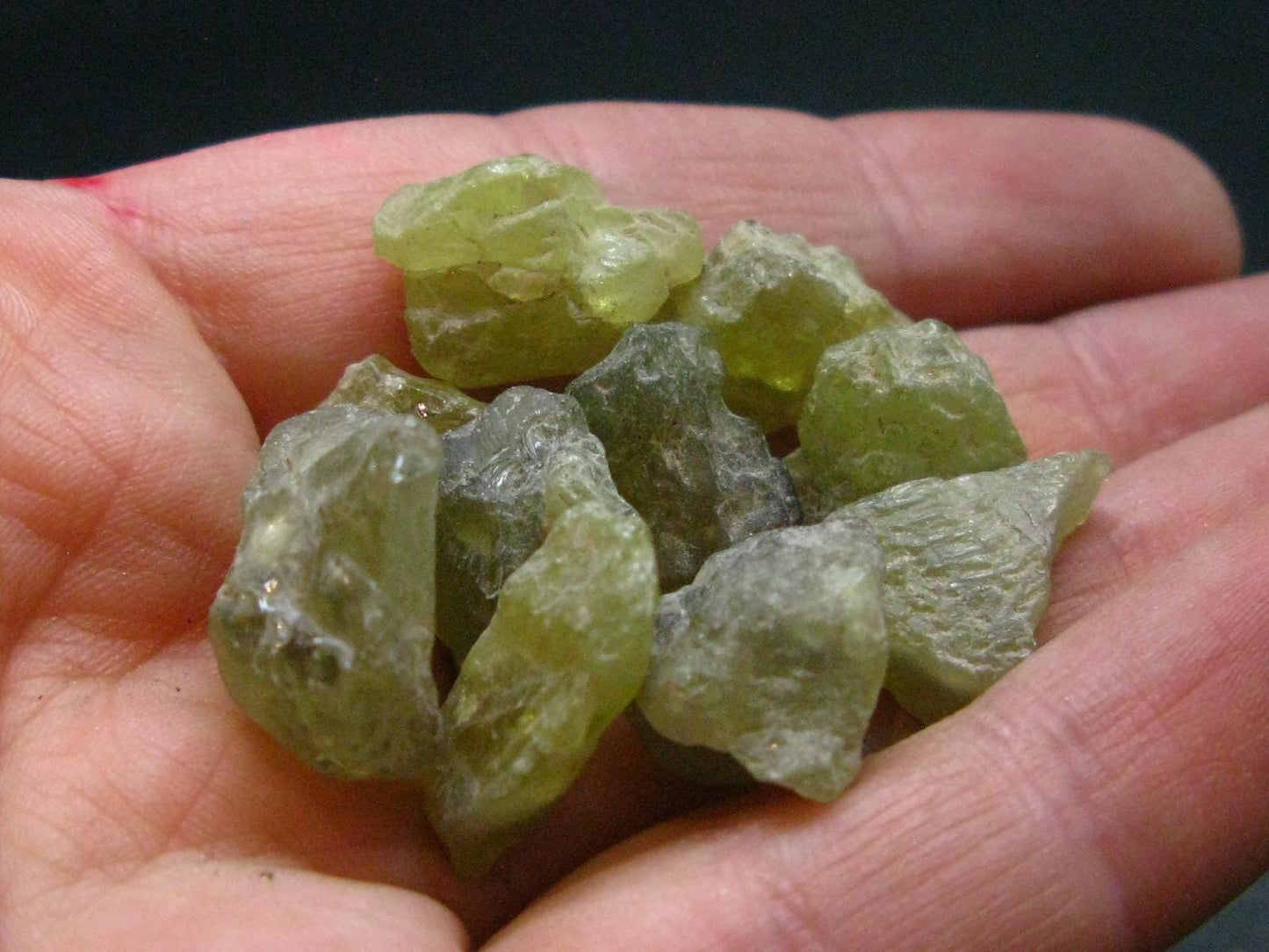 Lot of 10 Chrysoberyl Crystals From Brazil - 98.85 Carats